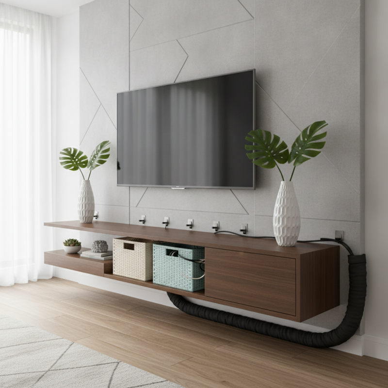 Top 10 Ways to Hide Messy Cables Around Your TV Stand?