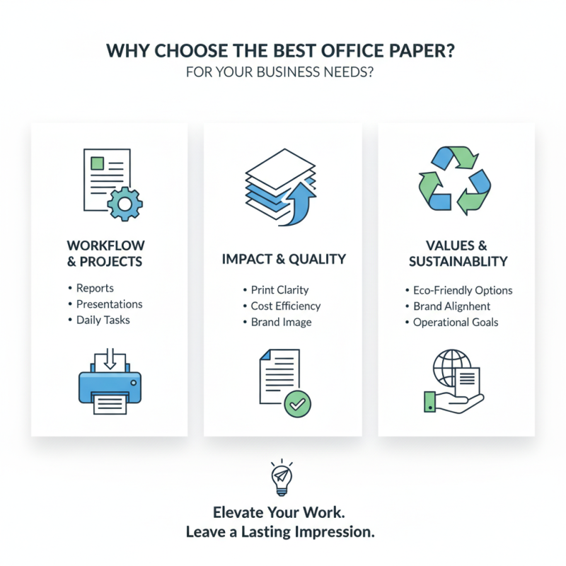 Why Choose the Best Office Paper for Your Business Needs?
