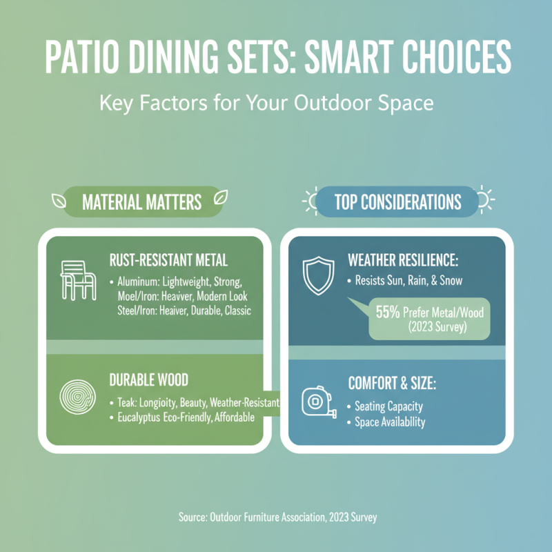 Best Patio Furniture Dining Set for Stylish Outdoor Dining?
