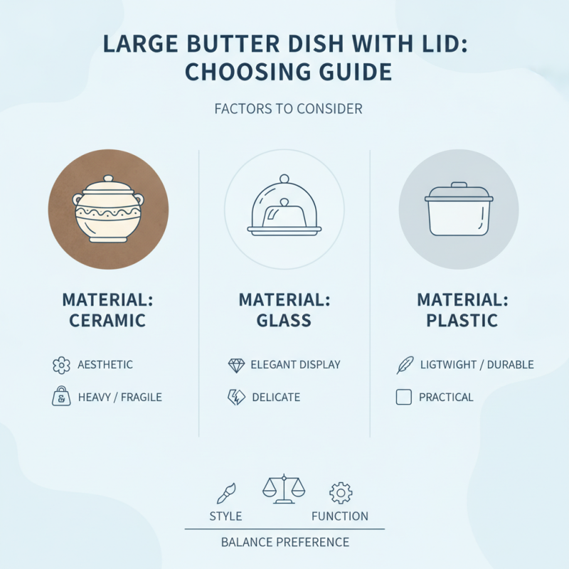 How to Choose the Perfect Large Butter Dish With Lid?