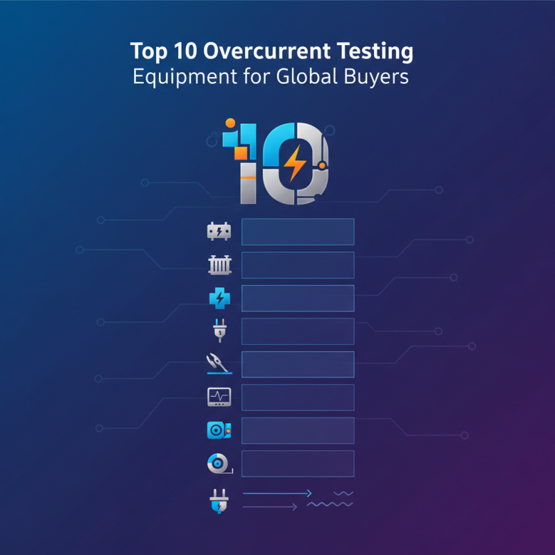 Top 10 Overcurrent Testing Equipment for Global Buyers?