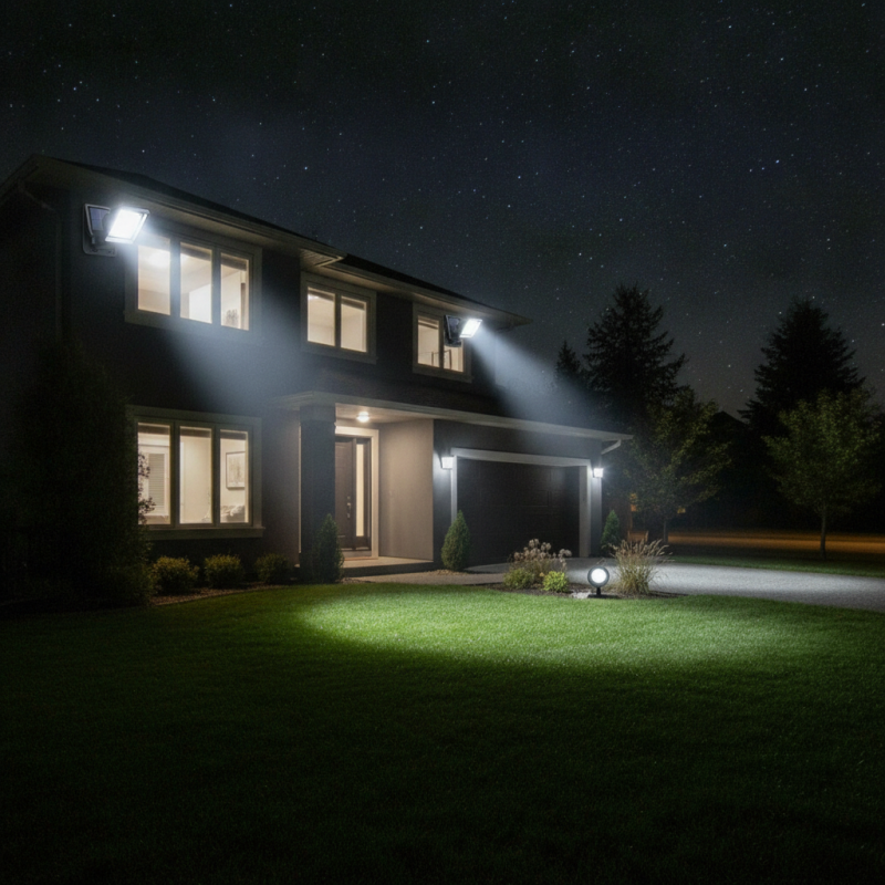 Top 5 Tips to Choose Solar Flood Lights for Security?