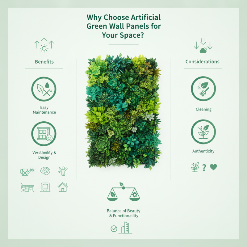 Why Choose Artificial Green Wall Panels for Your Space?