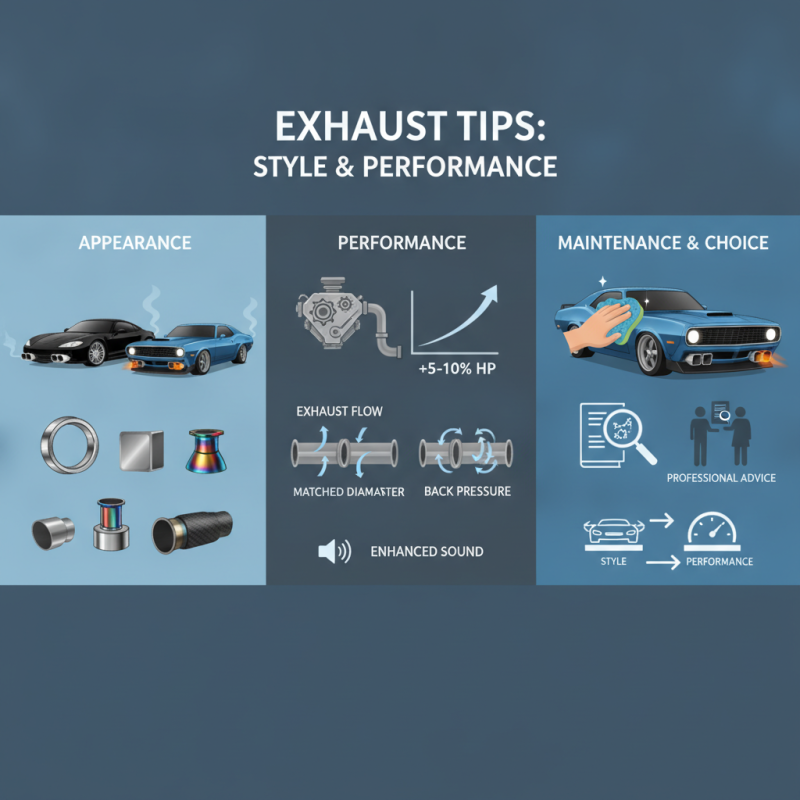 How to Choose Exhaust Tips for Optimal Style and Performance?