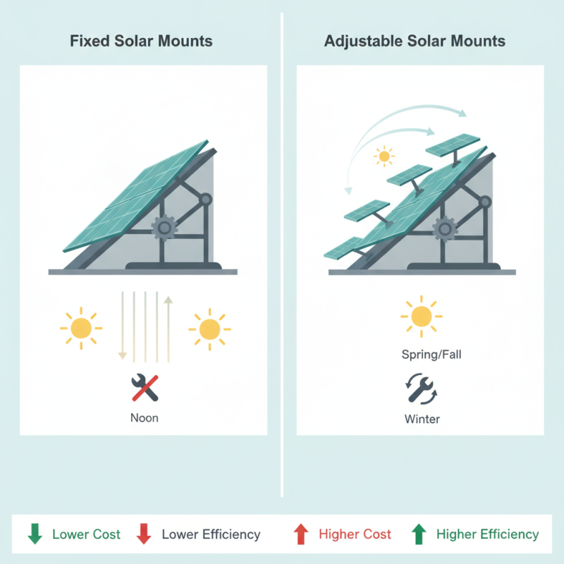 Top 5 Differences Between Fixed and Adjustable Solar Mounts?