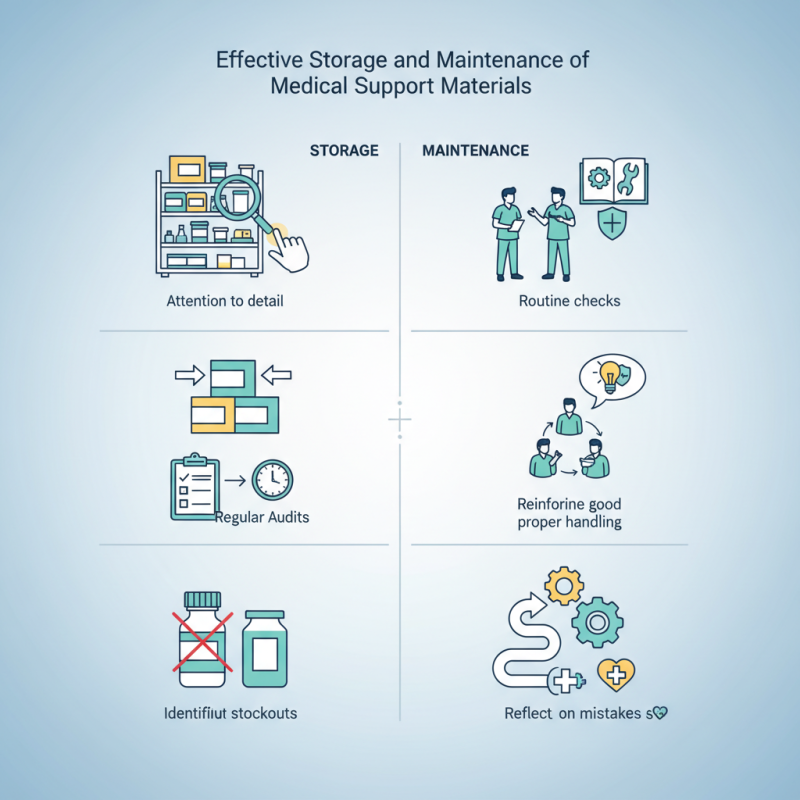 How to Store and Maintain Medical Support Materials Effectively?