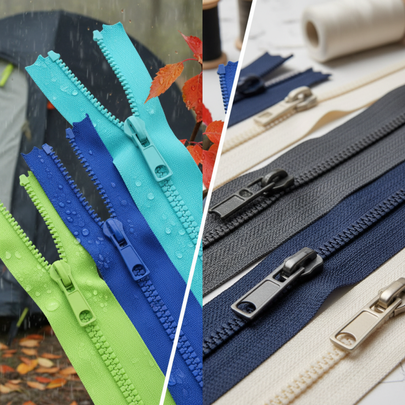 China Top 10 Differences Between Resin and Nylon Zippers?