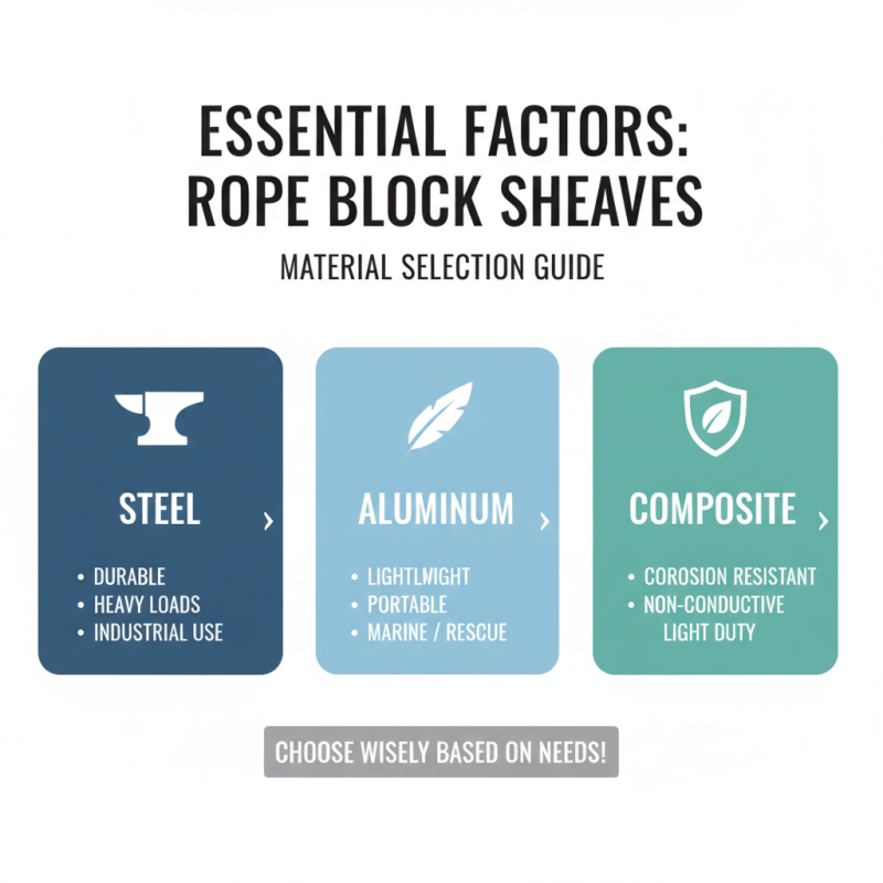 What is Rope Block Sheaves and How to Choose the Best?