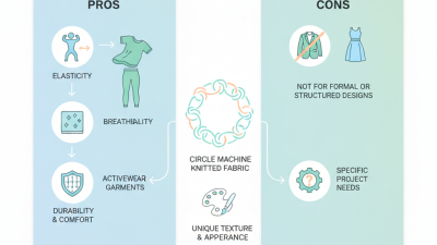 Why Choose Circle Machine Knitted Fabric for Your Projects?