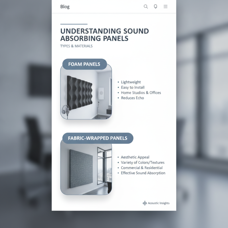 2026 Top Sound Absorbing Panel Buying Guide for Global Buyers?
