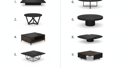 Best 10 Coffee Table Black Designs for Modern Living Spaces?