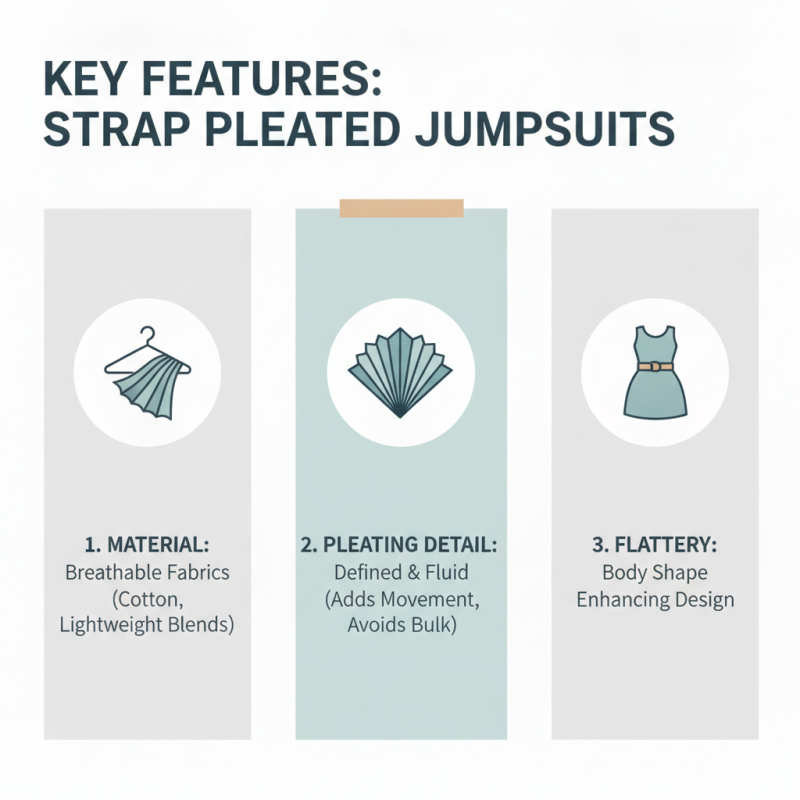 Discover the Best Strap Pleated Jumpsuit for Global Buyers?