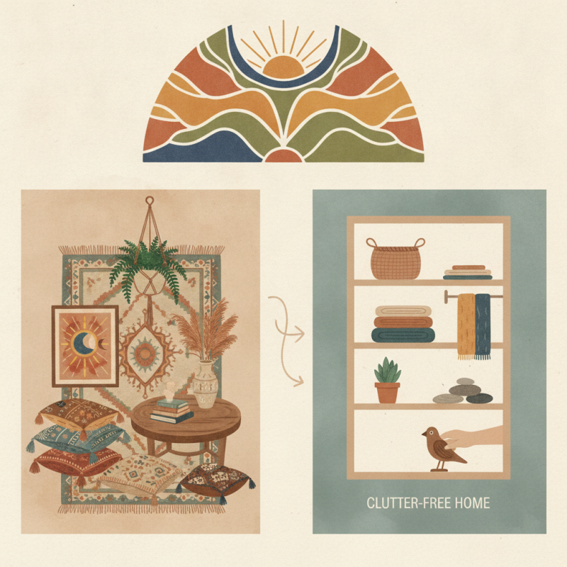 How to Select Bohemian Decor for a Clutter Free Home?