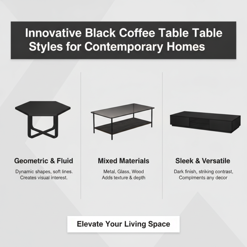 Best 10 Coffee Table Black Designs for Modern Living Spaces?