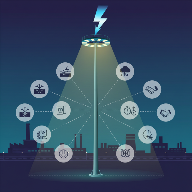 Top 10 Tips for Grounding High Mast Light Poles Against Lightning?