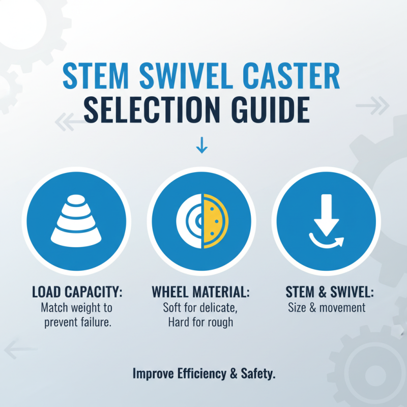 Top Stem Swivel Casters for Your Business Needs?