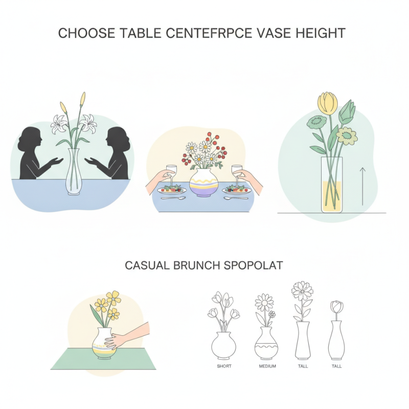 How to Choose the Perfect Height for Your Table Centerpiece Vase?