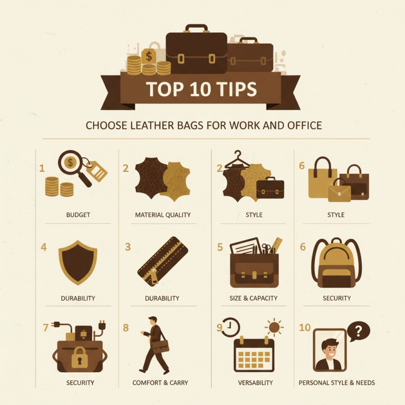 Top 10 Tips for Choosing Leather Bags for Work and Office Use?