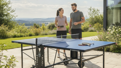 Best Outdoor Fold Up Ping Pong Table for Global Buyers?