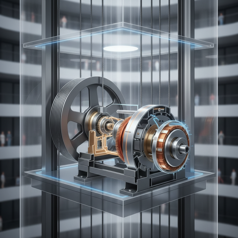 What is the average lifespan of an elevator traction motor?