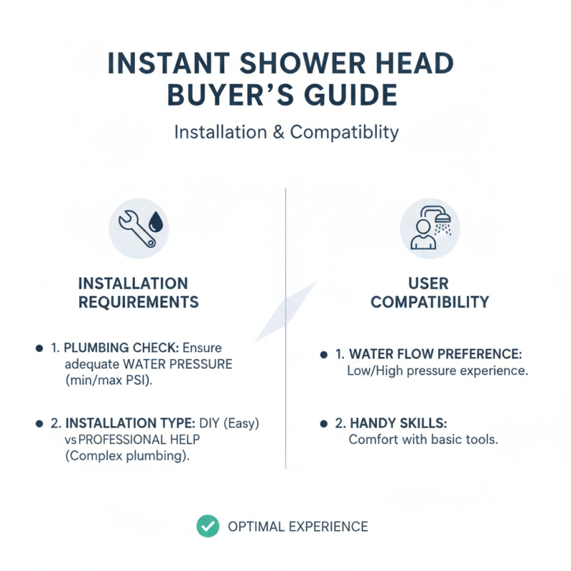 How to Choose the Best Instant Shower Head for Your Needs?