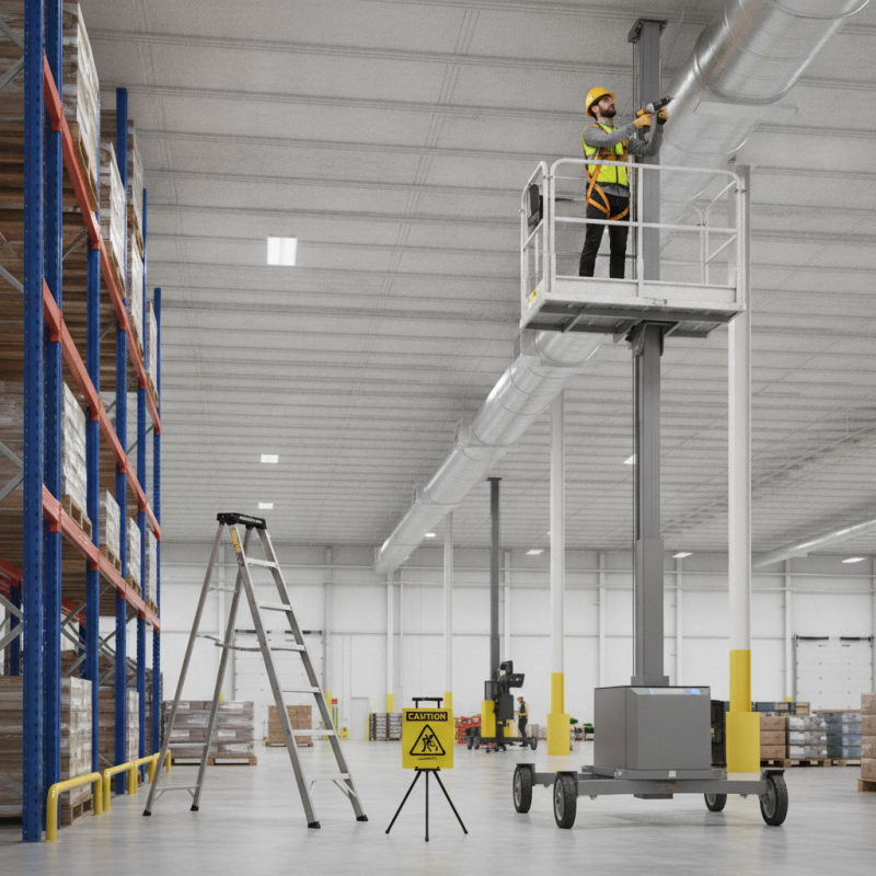 Why Choose Vertical Mast Lifts Over Ladders for Safety?
