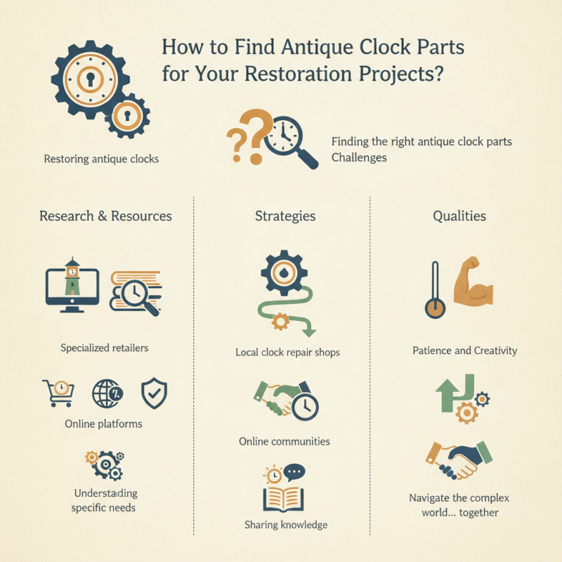 How to Find Antique Clock Parts for Your Restoration Projects?