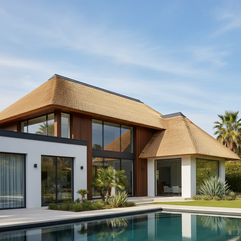Best Synthetic Roof Thatch Options for Modern Homes?