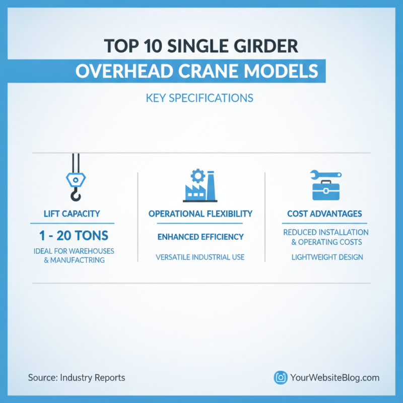 10 Best Single Girder Overhead Crane Models for Global Buyers?