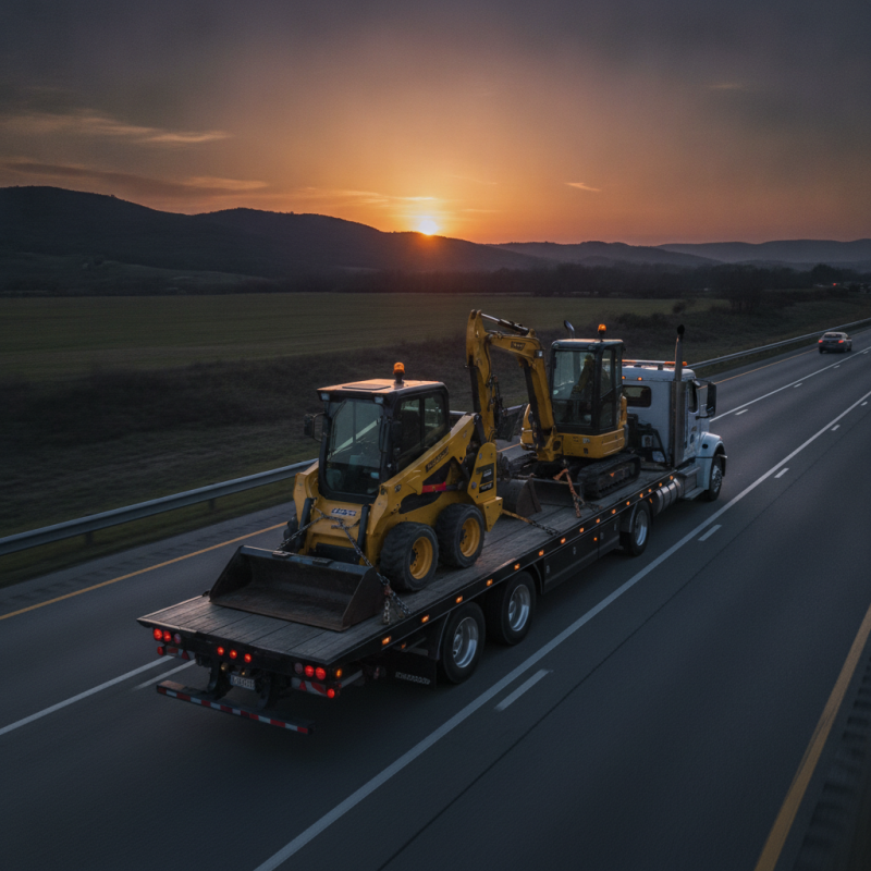 How to Efficiently Transport a Mini Skid Steer and Excavator?