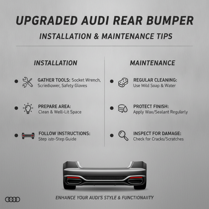 Why You Should Consider Upgrading Your Audi Rear Bumper for Better Style?