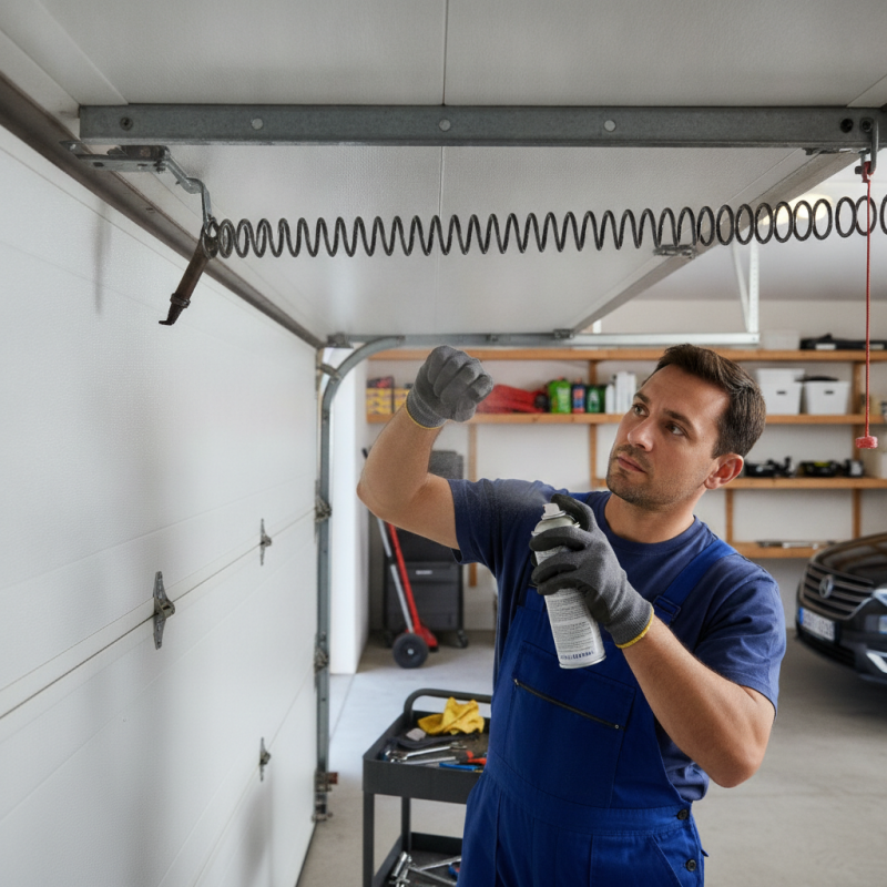 How to Properly Lubricate Your Sectional Overhead Door Spring?