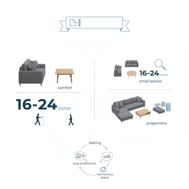 Best Distance Between Sofa and Coffee Table for Ideal Comfort?