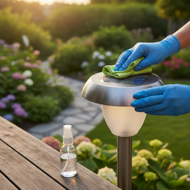 How to Clean Solar Garden Lights for Optimal Performance?