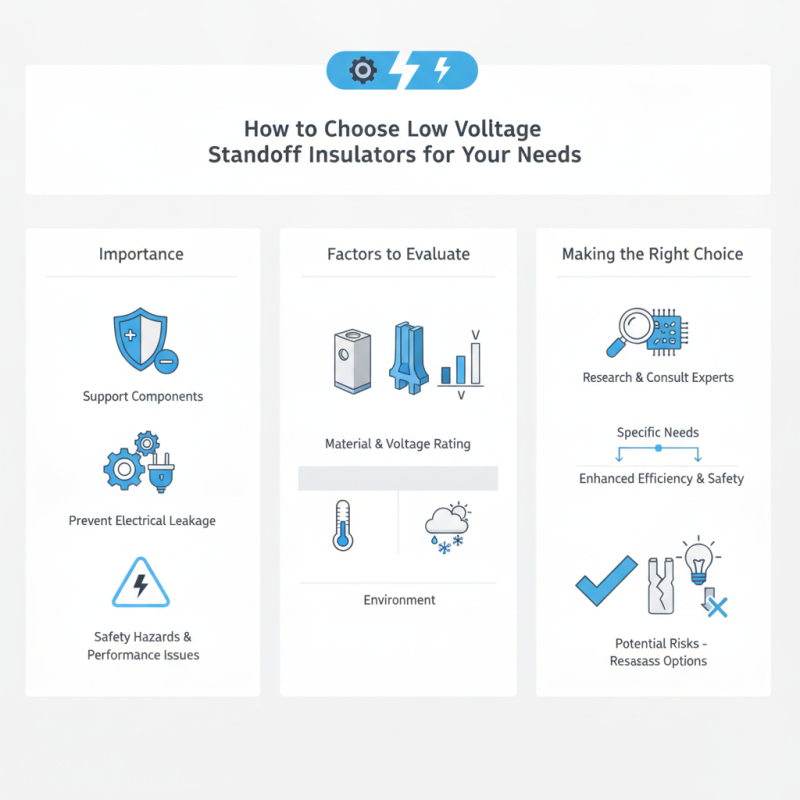 How to Choose Low Voltage Standoff Insulators for Your Needs?