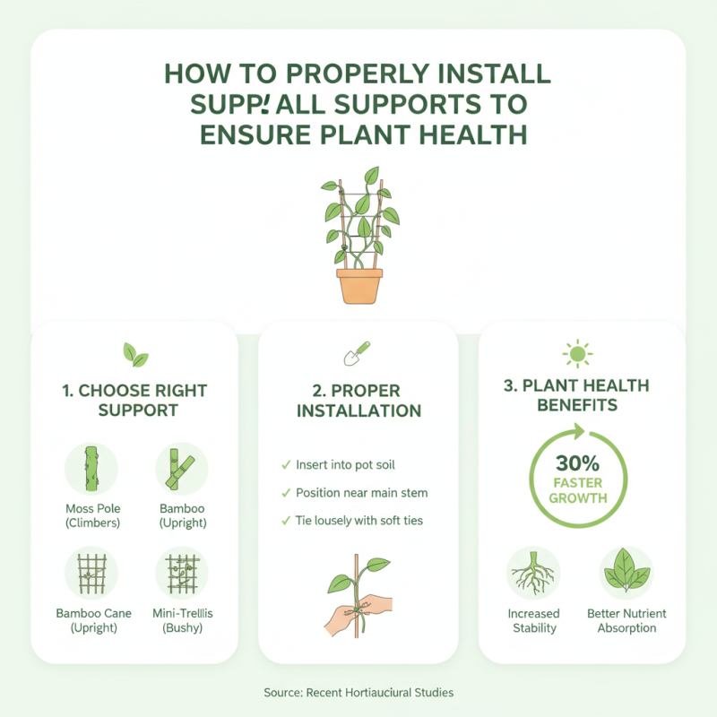 How to Choose the Best Houseplant Supports for Your Plants?