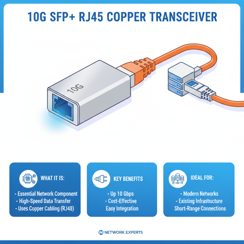 Why Choose a 10G SFP+ RJ45 Copper Transceiver for Your Network?