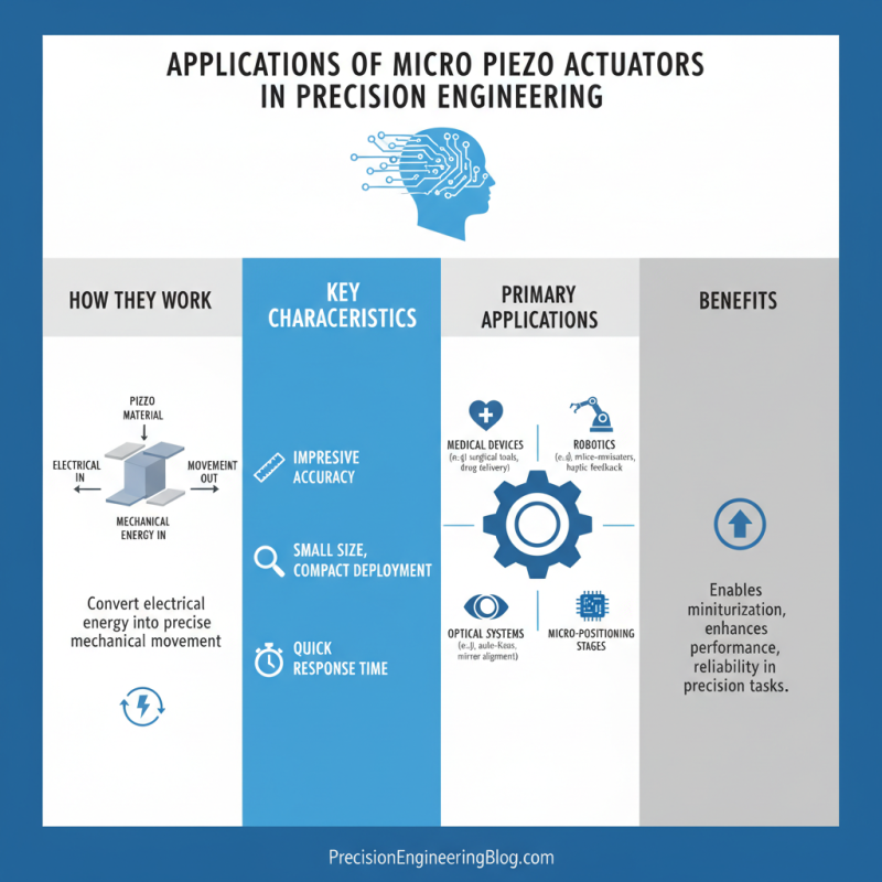 Top 10 Micro Piezo Actuators for Precision Applications?