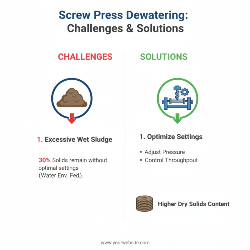 How to Optimize Screw Press Dewatering for Better Results?