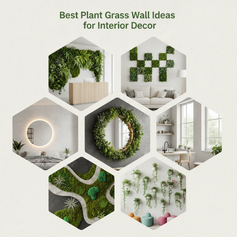 Best Plant Grass Wall Ideas for Stunning Interior Decor?