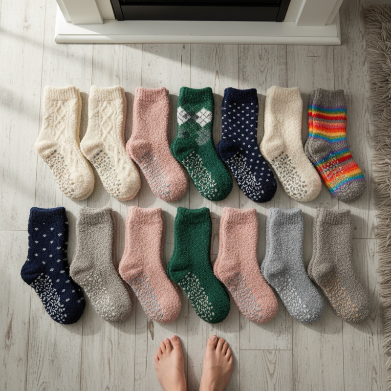 Top 10 Fuzzy Socks With Grips for Comfort and Safety