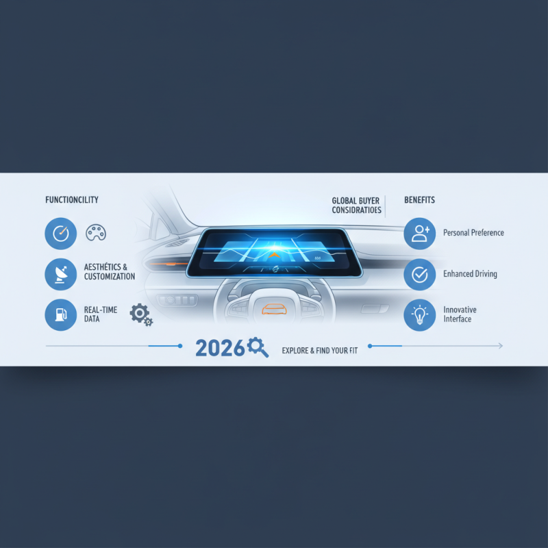 2026 Best Car Digital Dash Cluster Options for Global Buyers?