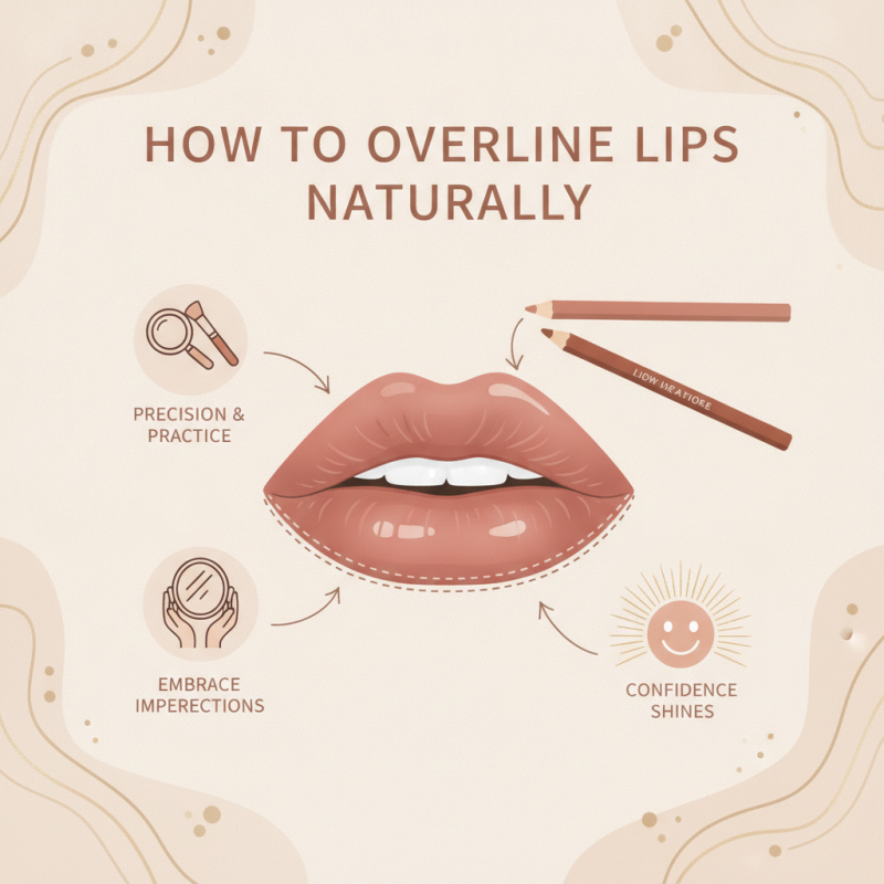 How to Overline Lips Naturally with Lip Liner Tips?