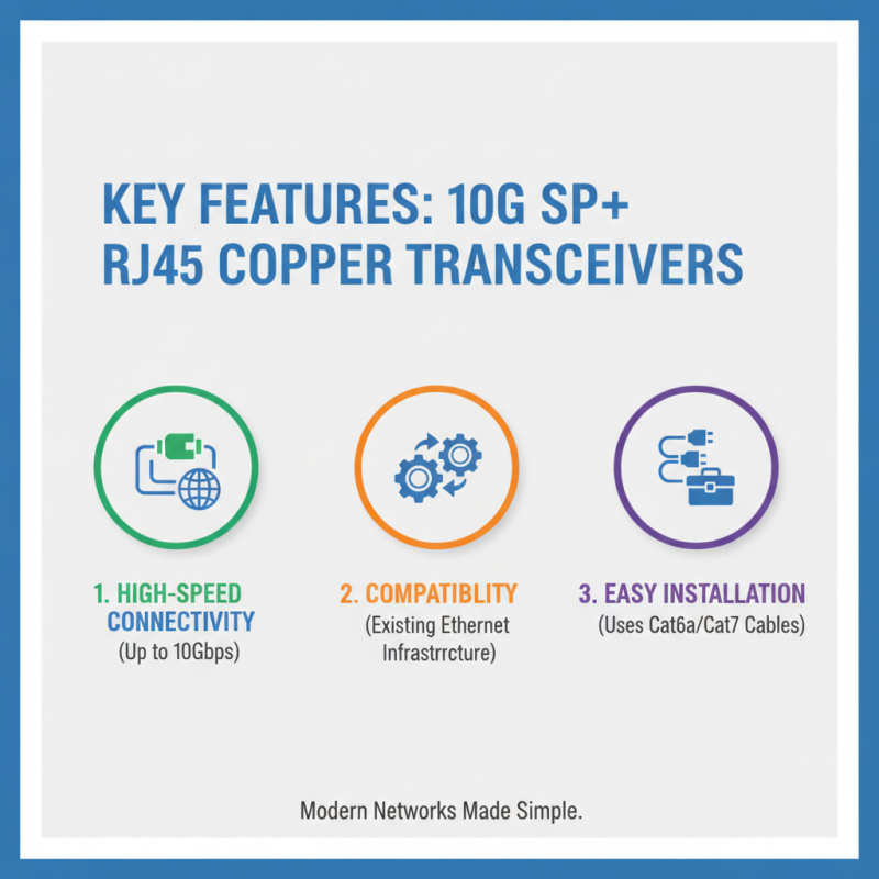 Why Choose a 10G SFP+ RJ45 Copper Transceiver for Your Network?
