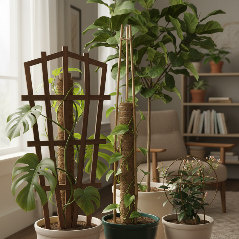 How to Choose the Best Houseplant Supports for Your Plants?