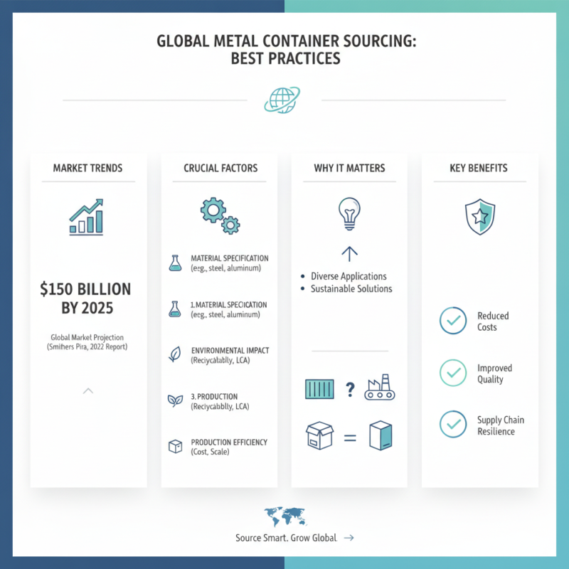 Best Metal Containers for Global Sourcing Needs?