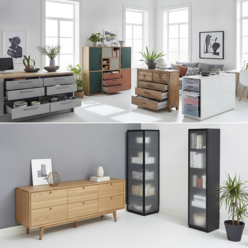 Top 10 Drawer Cabinet Designs for Efficient Storage Solutions?