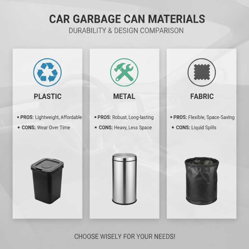 Best Car Garbage Can Options for 2026 How to Choose?