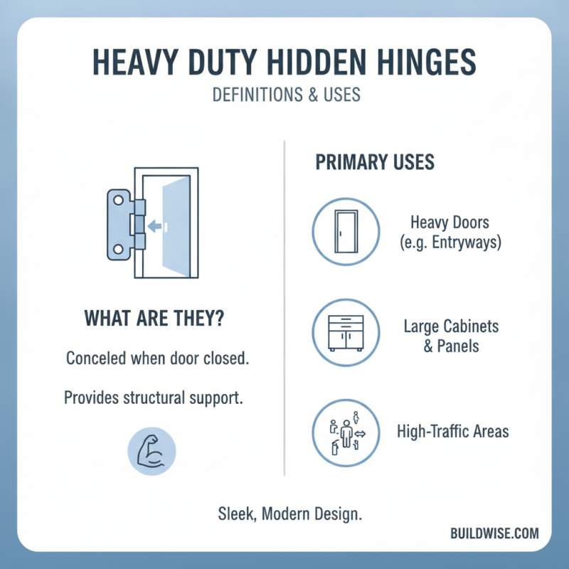How to Choose the Best Heavy Duty Hidden Hinge for Your Projects?