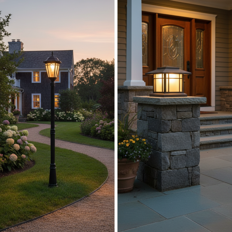 What is the Difference Between Post Lights and Pier Lights